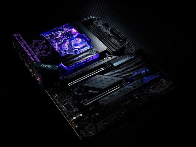 Alt view image 10 of 12 - MSI MPG Z590 CARBON EK X LGA 1200 Intel Z590 ATX Intel Motherboard