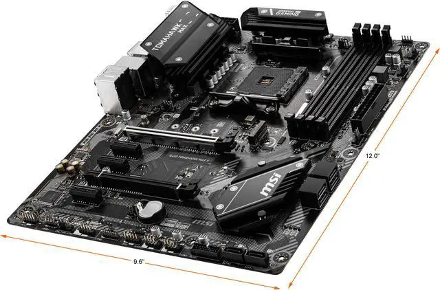Alt view image 7 of 7 - MSI B450 TOMAHAWK MAX AM4 AMD B450 ATX AMD Motherboard