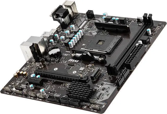 Alt view image 5 of 8 - MSI A320M PRO-VH AM4 AMD A320 Micro ATX AMD Motherboard