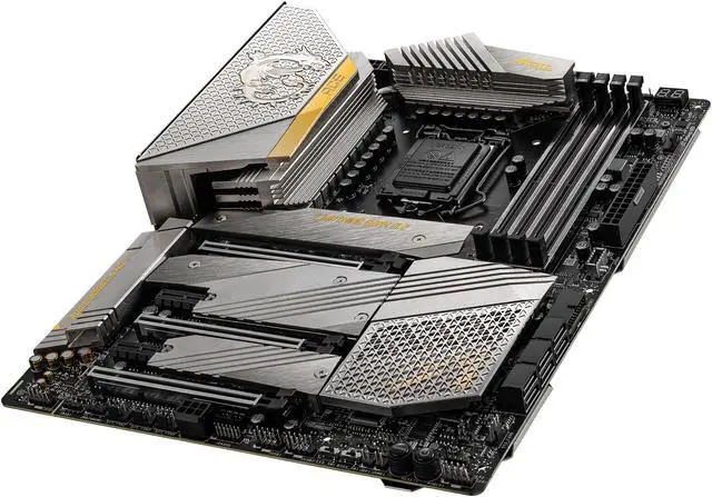 Alt view image 7 of 10 - MSI MEG Z590 ACE GOLD EDITION LGA 1200 Intel Z590 ATX Intel Motherboard