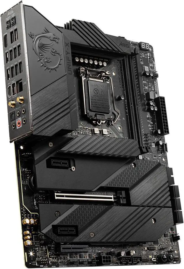Alt view image 4 of 10 - MSI MEG Z590 UNIFY-X LGA 1200 Intel Z590 ATX Intel Motherboard