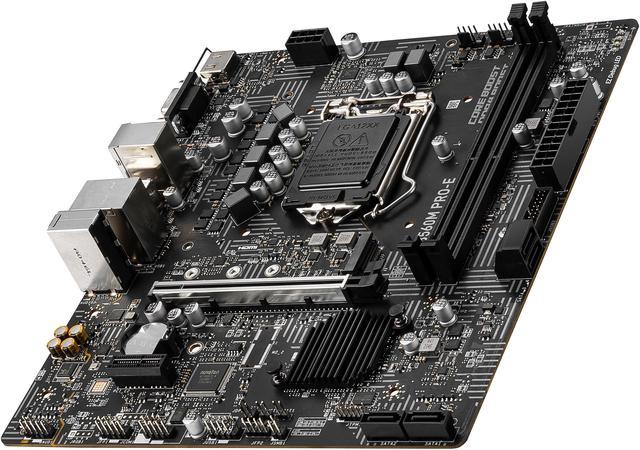 MSI B560M PRO-E LGA 1200 Micro ATX Intel Motherboard - Newegg.com