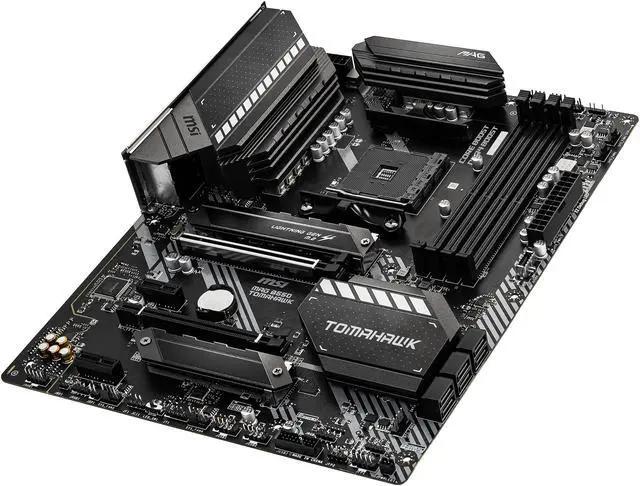 Alt view image 7 of 10 - MSI MAG B550 TOMAHAWK AM4 AMD B550 ATX AMD Motherboard