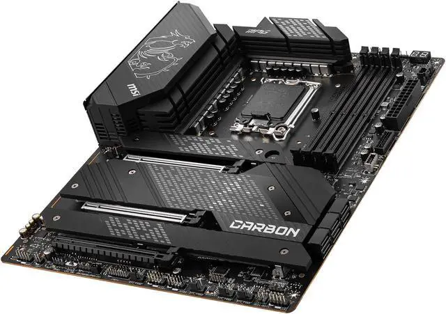 Alt view image 6 of 9 - MSI MPG Z690 CARBON WIFI DDR5 LGA 1700 Intel Z690 SATA 6Gb/s ATX Intel Motherboard