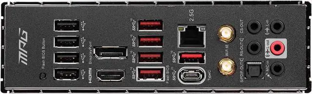 Alt view image 7 of 9 - MSI MPG Z690 CARBON WIFI DDR5 LGA 1700 Intel Z690 SATA 6Gb/s ATX Intel Motherboard
