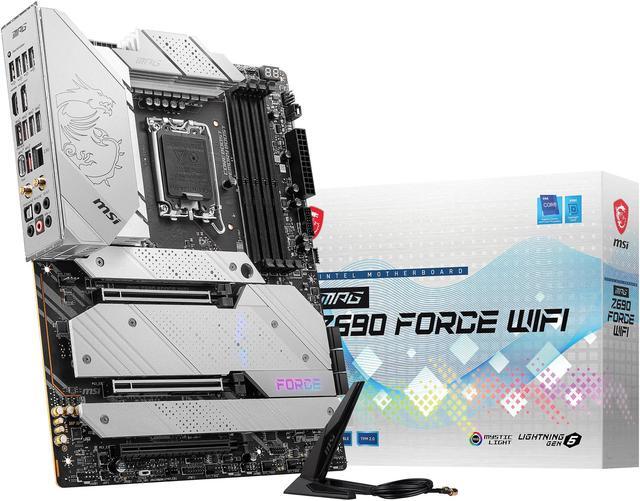 Alt view image 10 of 9 - MSI MPG Z690 FORCE WIFI DDR5 LGA 1700 Intel Z690 SATA 6Gb/s ATX Intel Motherboard