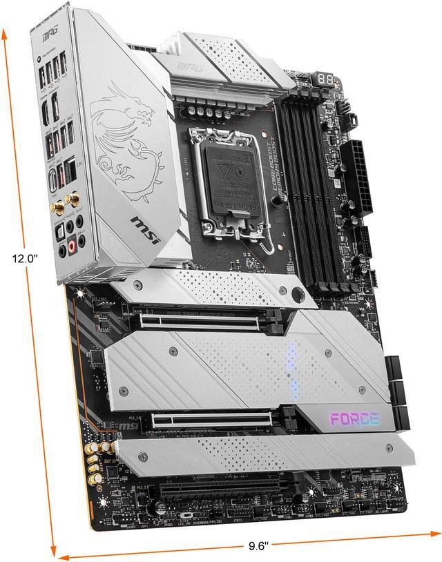 Alt view image 6 of 9 - MSI MPG Z690 FORCE WIFI DDR5 LGA 1700 Intel Z690 SATA 6Gb/s ATX Intel Motherboard