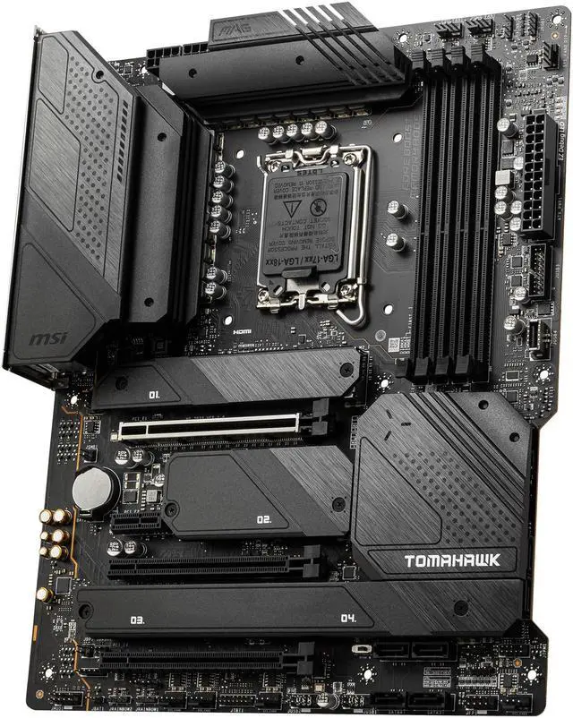 Alt view image 3 of 10 - MSI MAG Z690 TOMAHAWK WIFI DDR4 LGA 1700 ATX Intel Motherboard