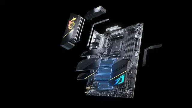 Alt view image 11 of 13 - MSI MEG X570S ACE MAX AM4 AMD X570 USB 3.0 ATX AMD Motherboard