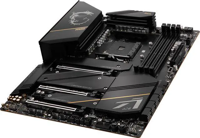 Alt view image 3 of 13 - MSI MEG X570S ACE MAX AM4 AMD X570 USB 3.0 ATX AMD Motherboard