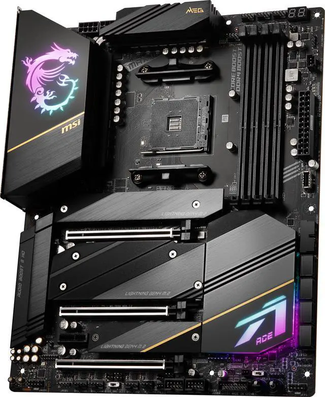 Alt view image 5 of 13 - MSI MEG X570S ACE MAX AM4 AMD X570 USB 3.0 ATX AMD Motherboard