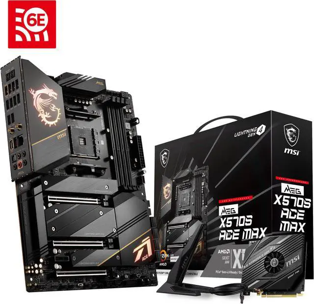 Alt view image 8 of 13 - MSI MEG X570S ACE MAX AM4 AMD X570 USB 3.0 ATX AMD Motherboard