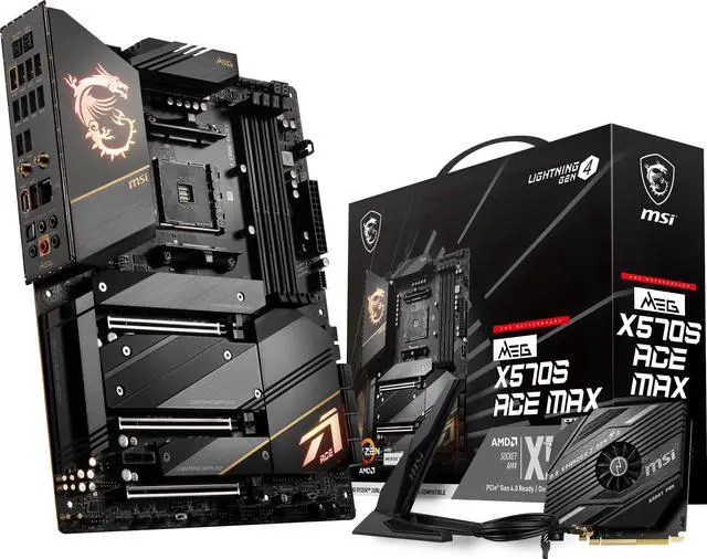 Alt view image 9 of 13 - MSI MEG X570S ACE MAX AM4 AMD X570 USB 3.0 ATX AMD Motherboard