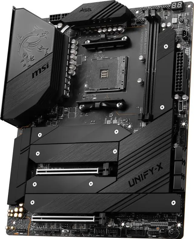 Alt view image 3 of 9 - MSI MEG X570S UNIFY-X MAX AM4 AMD X570 ATX AMD Motherboard