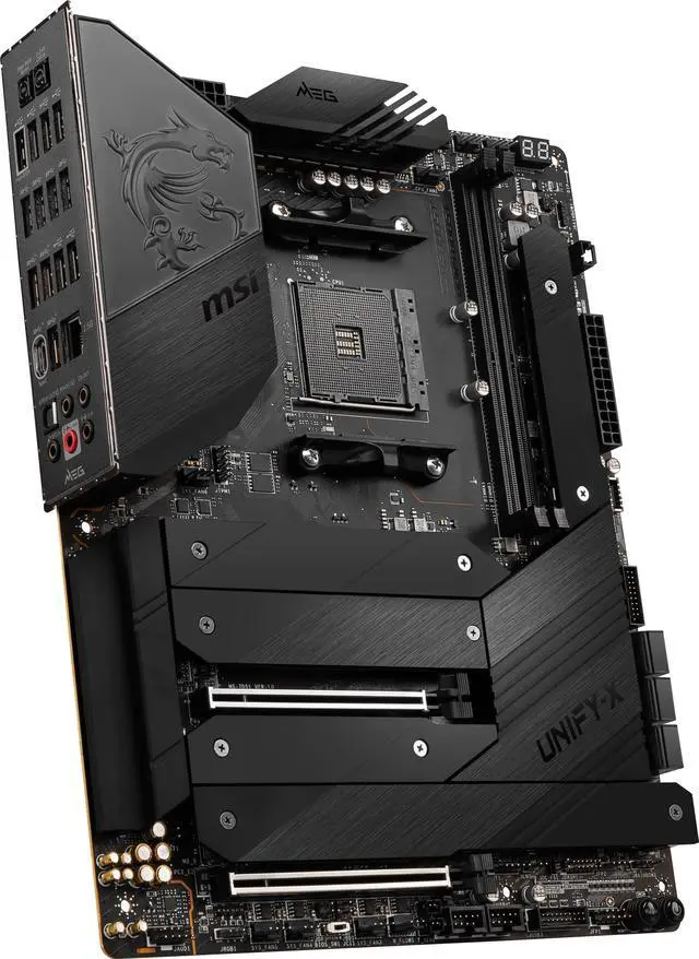Alt view image 4 of 9 - MSI MEG X570S UNIFY-X MAX AM4 AMD X570 ATX AMD Motherboard