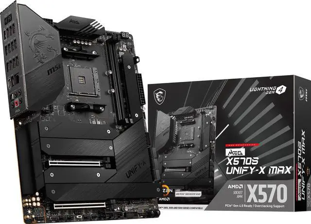 Alt view image 6 of 9 - MSI MEG X570S UNIFY-X MAX AM4 AMD X570 ATX AMD Motherboard