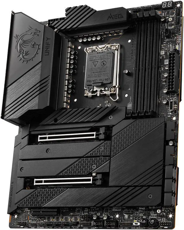 Alt view image 3 of 10 - MSI MEG Z690 UNIFY DDR5 LGA 1700 Intel Z690 SATA 6Gb/s ATX Intel Motherboard