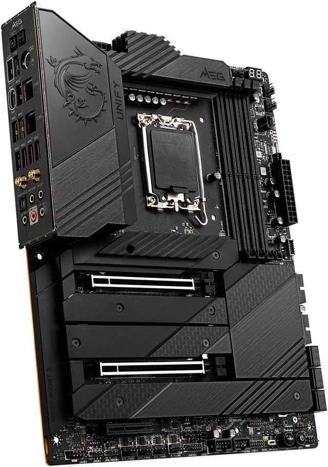 Alt view image 4 of 10 - MSI MEG Z690 UNIFY DDR5 LGA 1700 Intel Z690 SATA 6Gb/s ATX Intel Motherboard