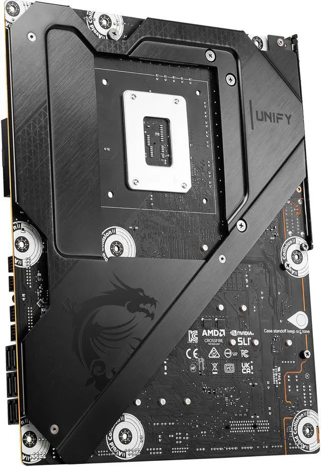 Alt view image 6 of 10 - MSI MEG Z690 UNIFY DDR5 LGA 1700 Intel Z690 SATA 6Gb/s ATX Intel Motherboard