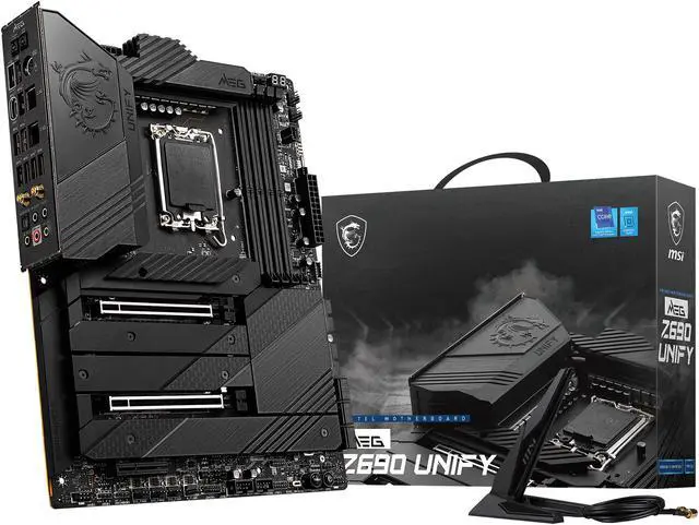 Alt view image 8 of 10 - MSI MEG Z690 UNIFY DDR5 LGA 1700 Intel Z690 SATA 6Gb/s ATX Intel Motherboard