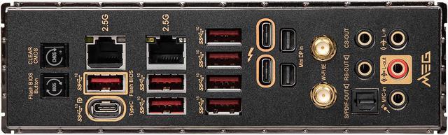 Alt view image 6 of 10 - MSI MEG Z690 ACE DDR5 LGA 1700 Intel Z690 SATA 6Gb/s Extended ATX Intel Motherboard