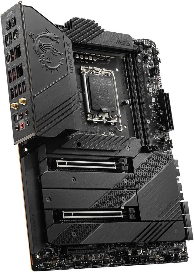 Alt view image 4 of 10 - MSI MEG Z690 UNIFY-X DDR5 LGA 1700 Intel Z690 SATA 6Gb/s ATX Intel Motherboard