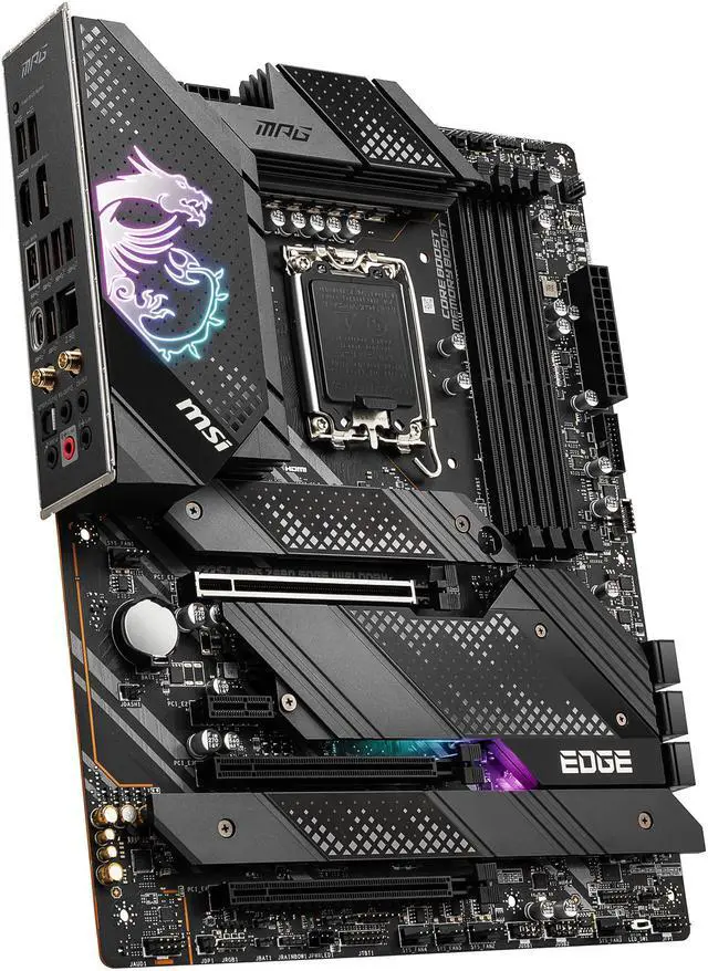 Alt view image 3 of 4 - MSI MPG Z690 EDGE WIFI DDR5 LGA 1700 Intel Z690 SATA 6Gb/s ATX Intel Motherboard