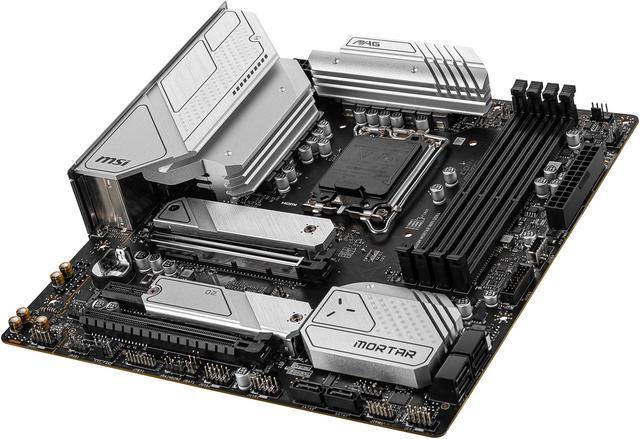 Alt view image 4 of 8 - MSI MAG B660M MORTAR WIFI DDR4 LGA 1700 Intel B660 SATA 6Gb/s Micro ATX Intel Motherboard