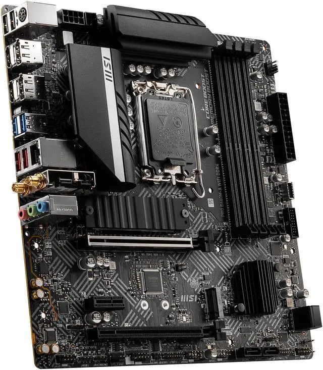 Alt view image 3 of 7 - MSI PRO B660M-A WIFI DDR4 LGA 1700

* Dedicated LGA1700 mounting bracket is required. Intel B660 Micro ATX Intel Motherboard