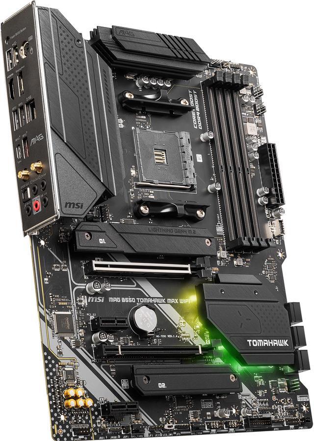 MSI MAG B550 TOMAHAWK MAX WIFI, AMD B550 ATX AM4, 4 Dimm