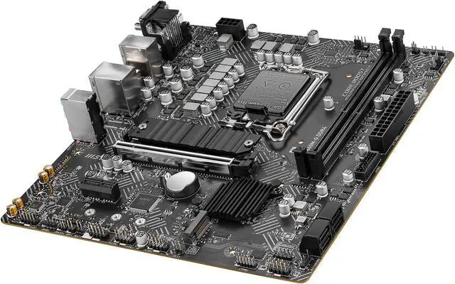 Alt view image 5 of 9 - MSI PRO B660M-G DDR4 LGA 1700 Intel B660 Micro ATX Intel Motherboard