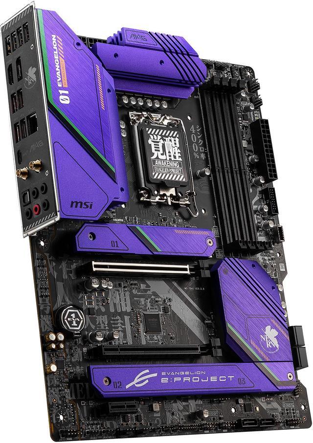 Alt view image 5 of 11 - MSI MAG B660 TOMAHAWK EVA e-PROJECT DDR5 LGA 1700 Intel B660 SATA 6Gb/s ATX Intel Motherboard