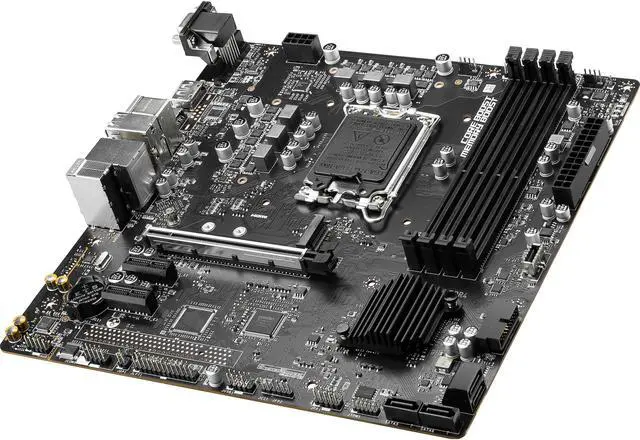 Alt view image 4 of 7 - MSI PRO B660M-P DDR4 LGA 1700 Intel B660 Micro ATX Intel Motherboard