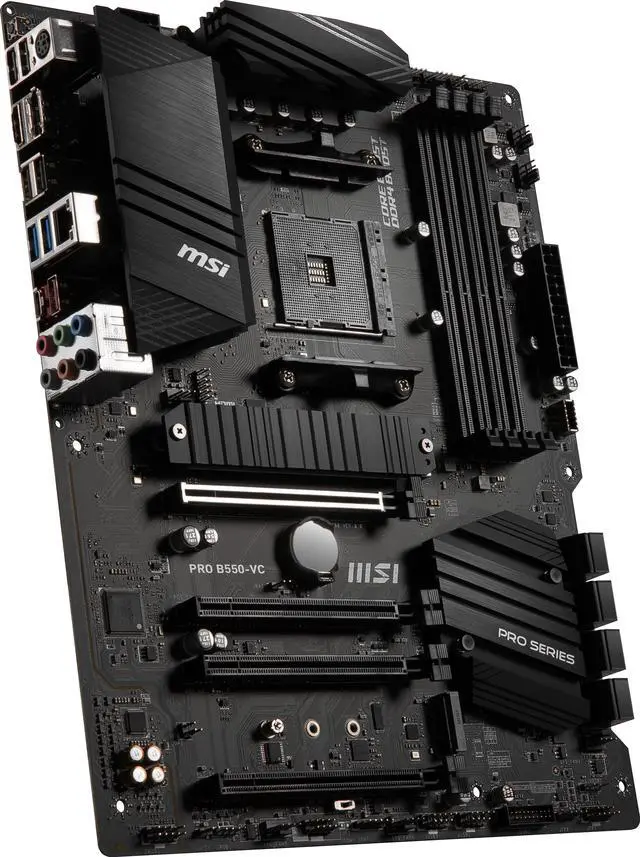 Alt view image 5 of 6 - MSI PRO PRO B550-VC AM4 AMD B550 ATX AMD Motherboard