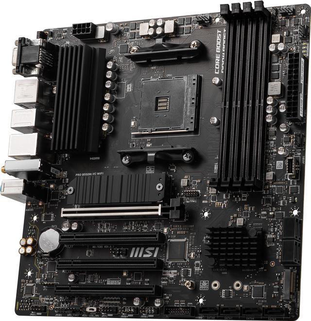 Alt view image 5 of 7 - MSI PRO PRO B550M-VC WIFI AM4 AMD B550 MATX AMD Motherboard
