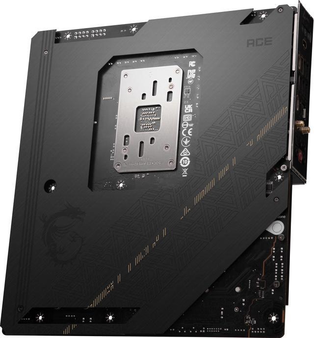 Alt view image 10 of 10 - MSI MEG X670E ACE AM5 AMD X670 SATA 6Gb/s E-ATX AMD Ryzen™ 7000 Series Motherboards, DDR5, Wi-Fi 6E, 10G Super LAN + 2.5G LAN, PCIe 5.0 M.2 slots,  HD Audio with Audio Boost.