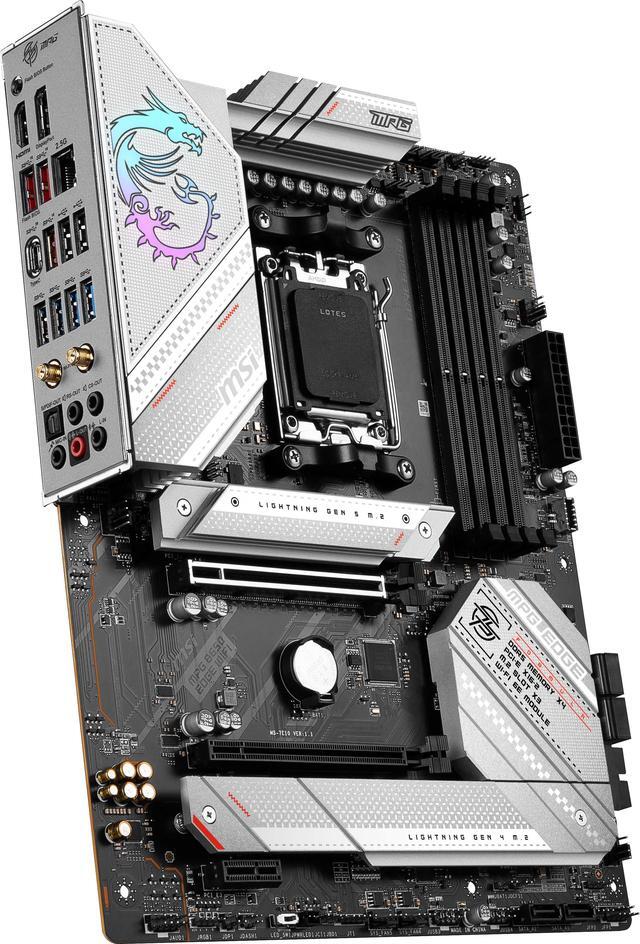 Alt view image 7 of 7 - MSI MPG B650 EDGE WIFI AM5 AMD B650 SATA 6Gb/s DDR5 Ryzen 7000 ATX Motherboard