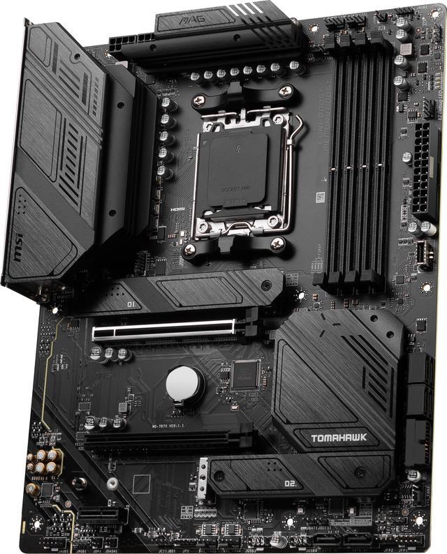 Alt view image 5 of 7 - MSI MAG B650 TOMAHAWK WIFI AM5 AMD B650 SATA 6Gb/s DDR5 Ryzen 7000 ATX Motherboard
