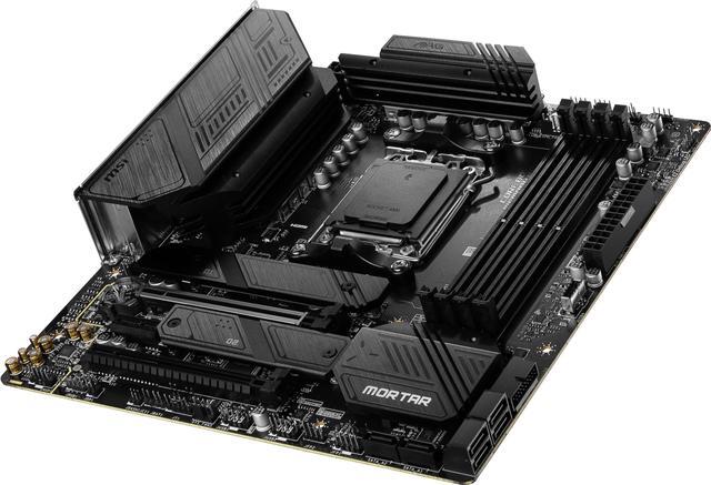 Alt view image 5 of 8 - MSI MAG B650M MORTAR WIFI AM5 AMD B650 SATA 6Gb/s DDR5 Ryzen 7000 Micro ATX Motherboard