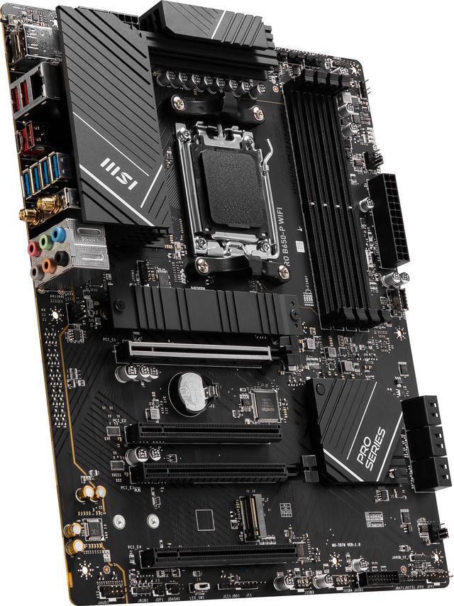 Alt view image 7 of 8 - MSI PRO B650-P WIFI AM5 AMD B650 SATA 6Gb/s DDR5 Ryzen 7000 ATX Motherboard