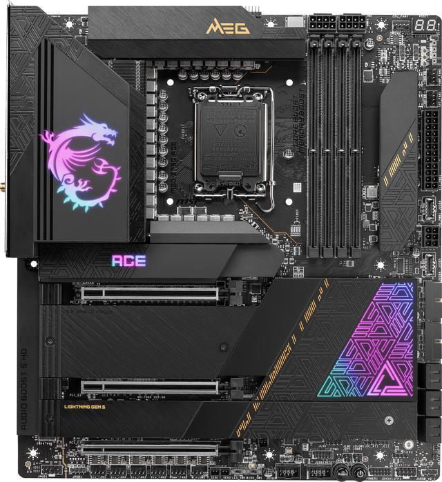 Alt view image 6 of 11 - MSI MEG Z790 ACE LGA 1700 Intel Z790 SATA 6Gb/s DDR5 Extended ATX Motherboard