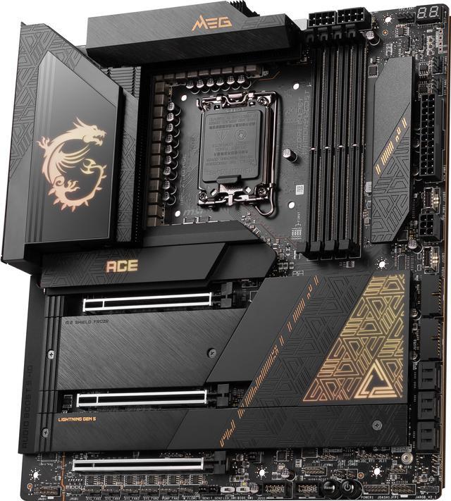 Alt view image 7 of 11 - MSI MEG Z790 ACE LGA 1700 Intel Z790 SATA 6Gb/s DDR5 Extended ATX Motherboard
