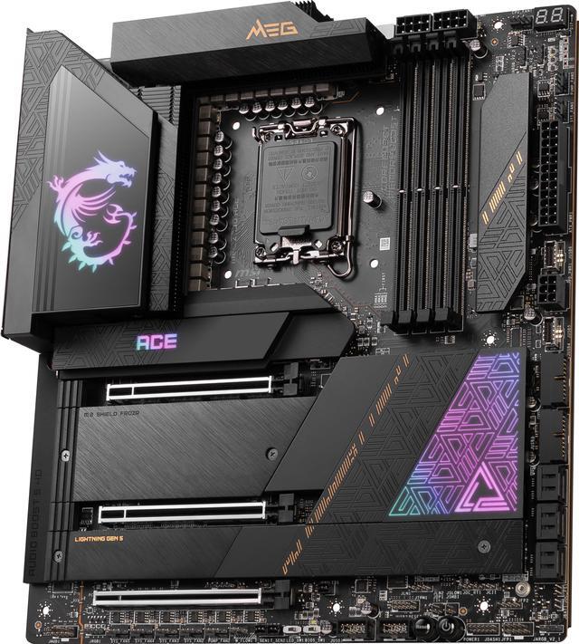 Alt view image 8 of 11 - MSI MEG Z790 ACE LGA 1700 Intel Z790 SATA 6Gb/s DDR5 Extended ATX Motherboard