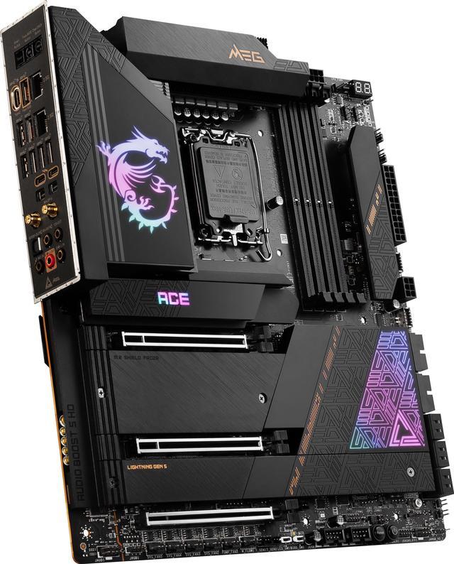 Alt view image 10 of 11 - MSI MEG Z790 ACE LGA 1700 Intel Z790 SATA 6Gb/s DDR5 Extended ATX Motherboard