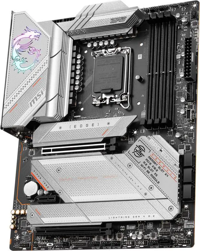 Alt view image 6 of 8 - MSI MPG Z790 EDGE WIFI LGA 1700 Intel Z790 SATA 6Gb/s DDR5 ATX Motherboard