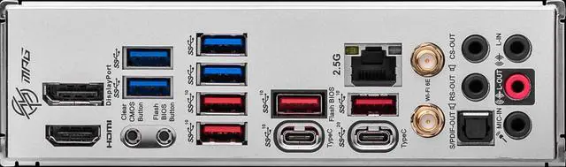 Alt view image 4 of 7 - MSI MPG Z790 EDGE WIFI DDR4 LGA 1700 Intel Z790 SATA 6Gb/s DDR4 ATX Motherboard