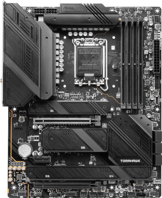 Alt view image 2 of 7 - MSI MAG Z790 TOMAHAWK WIFI LGA 1700 Intel Z790 SATA 6Gb/s DDR5 ATX Motherboard