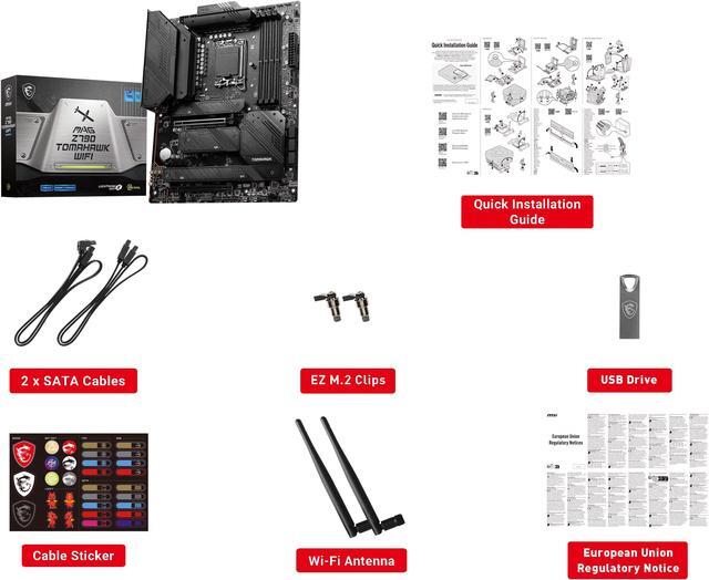 Alt view image 7 of 7 - MSI MAG Z790 TOMAHAWK WIFI LGA 1700 Intel Z790 SATA 6Gb/s DDR5 ATX Motherboard