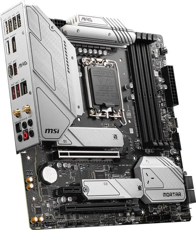 Alt view image 6 of 7 - MSI MAG B660M MORTAR MAX WIFI DDR4 LGA 1700 Intel B660 Micro ATX CLOCKGEN Motherboard
