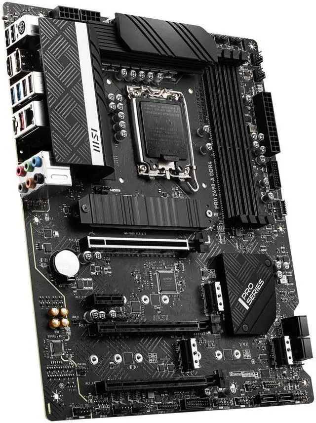 Alt view image 3 of 8 - MSI PRO Z690-A DDR4 LGA 1700 Intel Z690 SATA 6Gb/s ATX Intel Motherboard